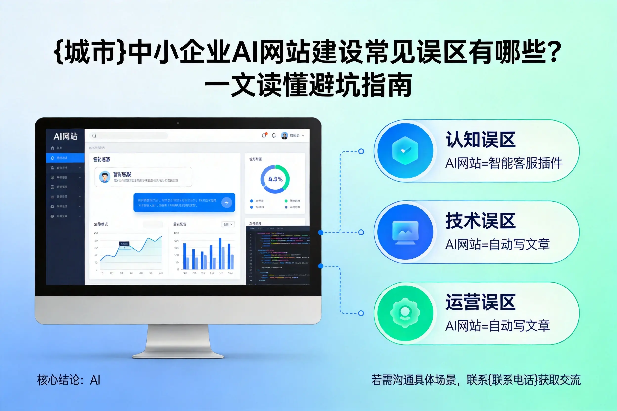 肇庆中小企业AI网站建设常见误区有哪些？一文读懂避坑指南