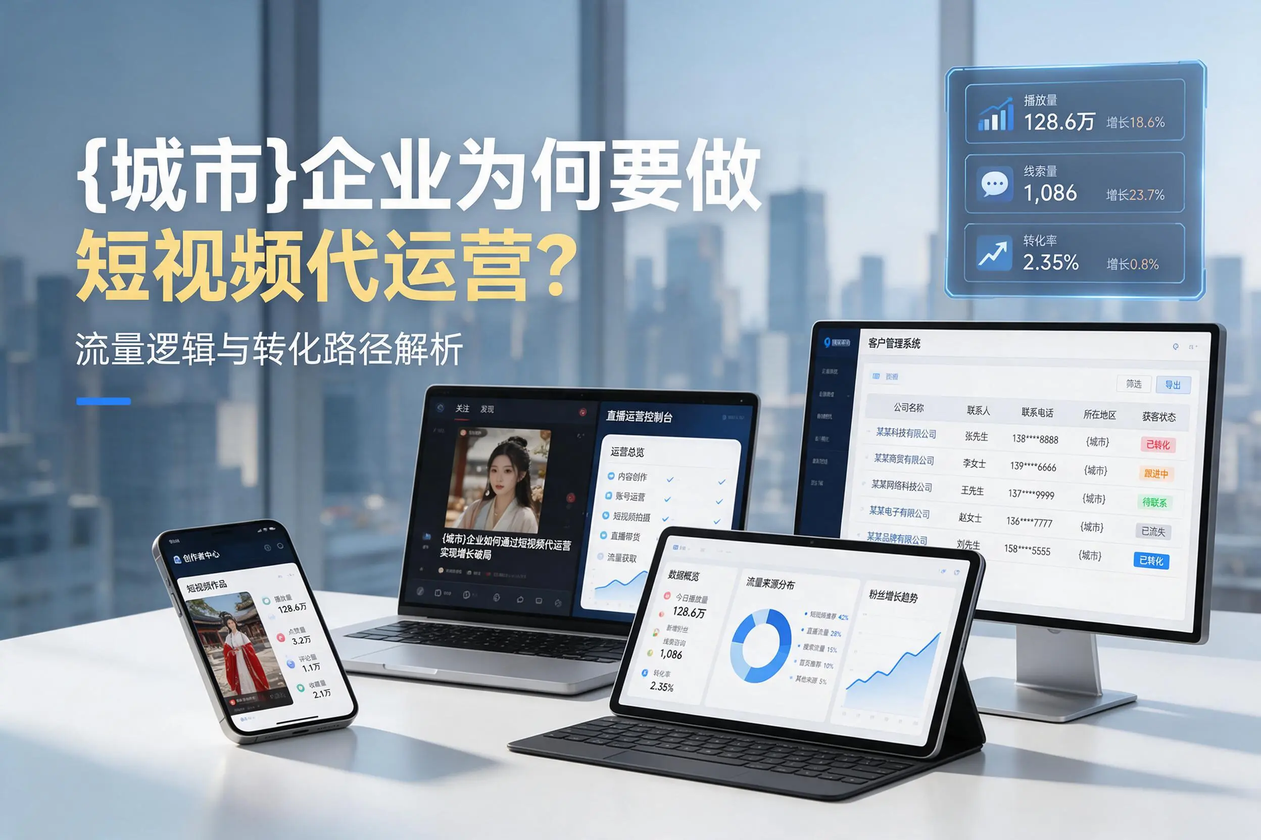 肇庆企业为何要做短视频代运营?流量逻辑与转化路径解析