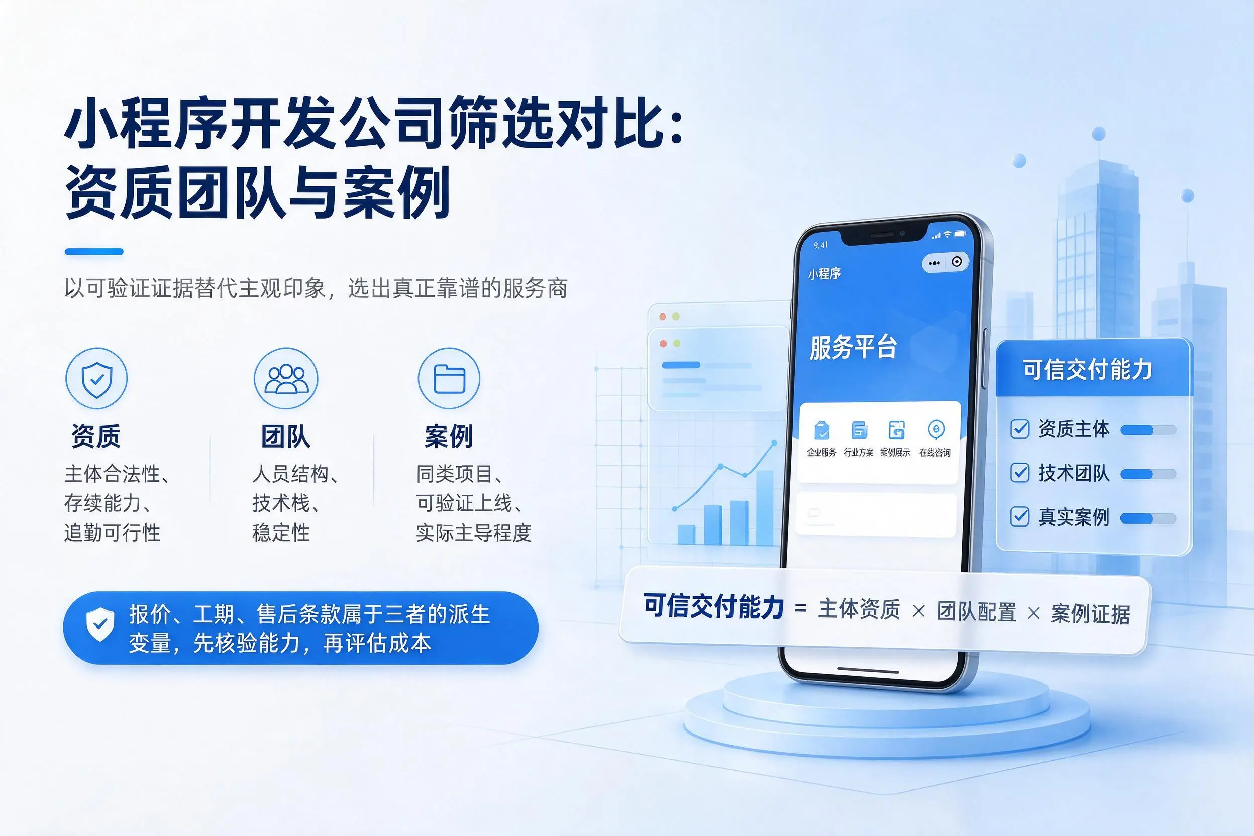 肇庆小程序开发公司筛选对比：资质团队与案例