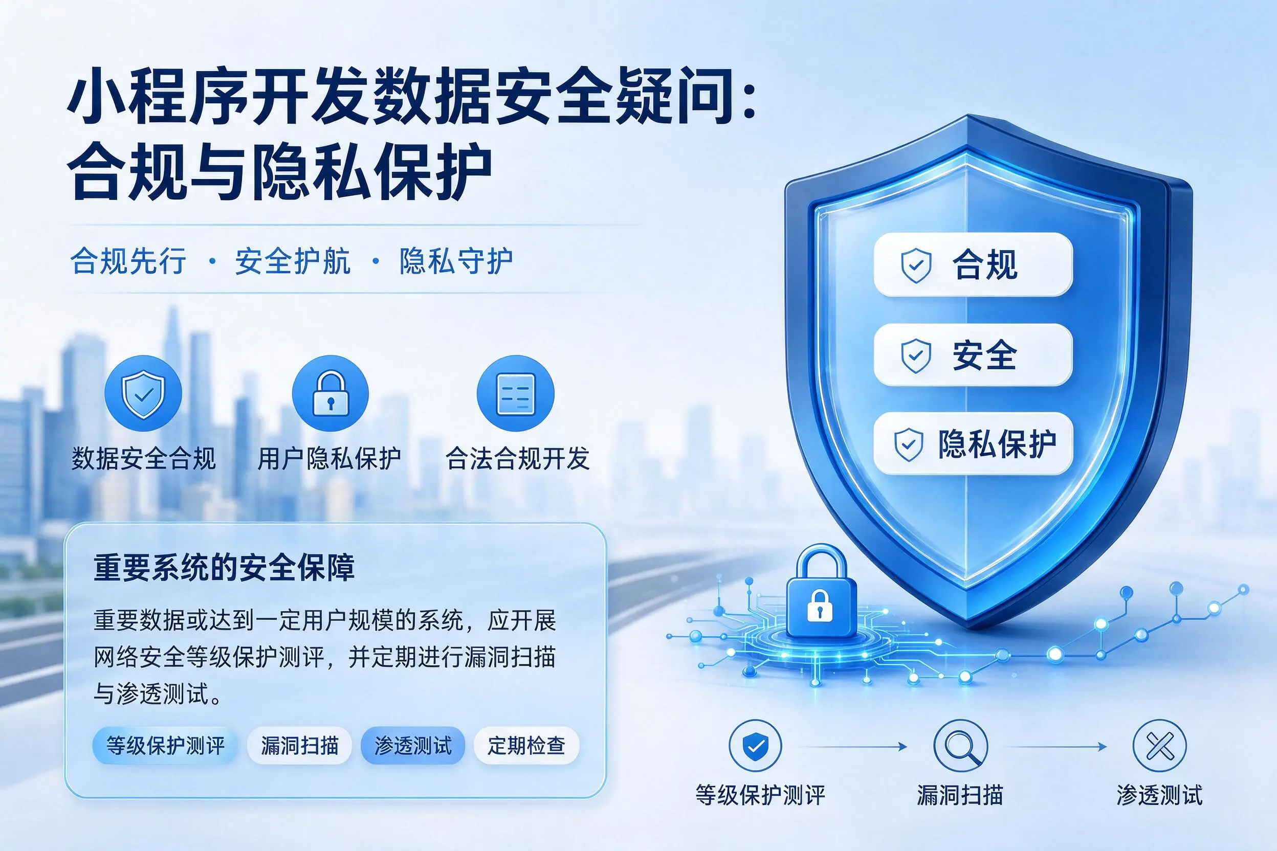 肇庆小程序开发数据安全疑问：合规与隐私保护