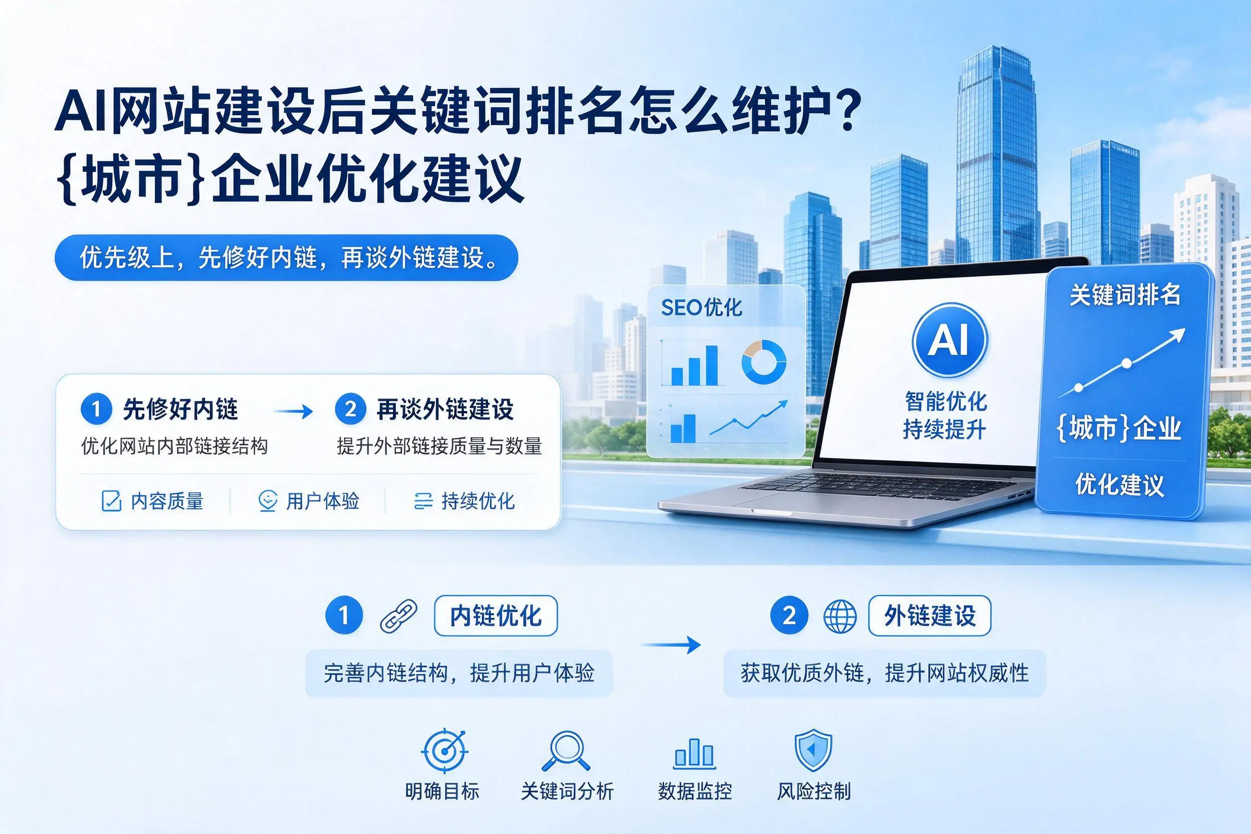 AI网站建设后关键词排名怎么维护?肇庆企业优化建议