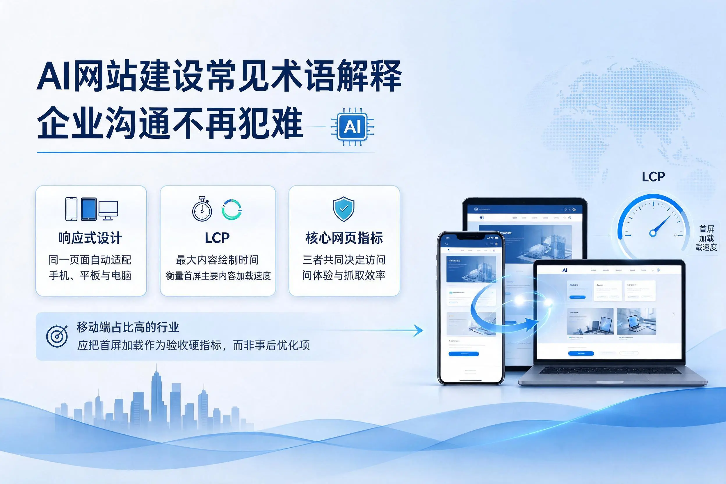 AI网站建设常见术语解释，肇庆企业沟通不再犯难