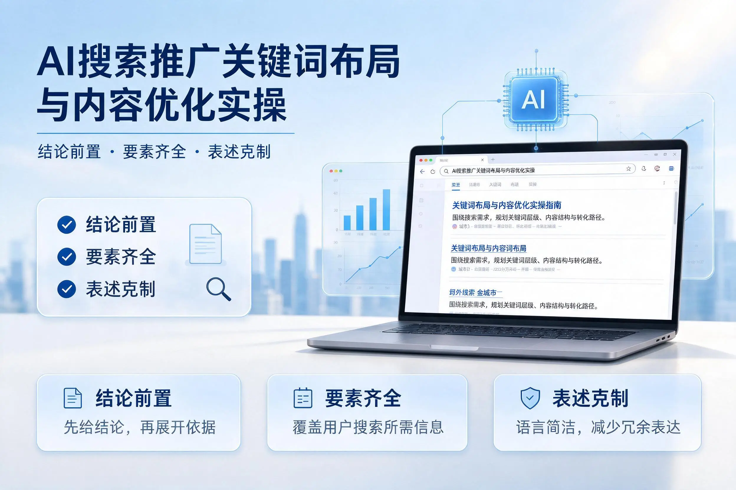 肇庆AI搜索推广关键词布局与内容优化实操